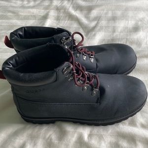 Guess Faux Leather Boots, Size 11